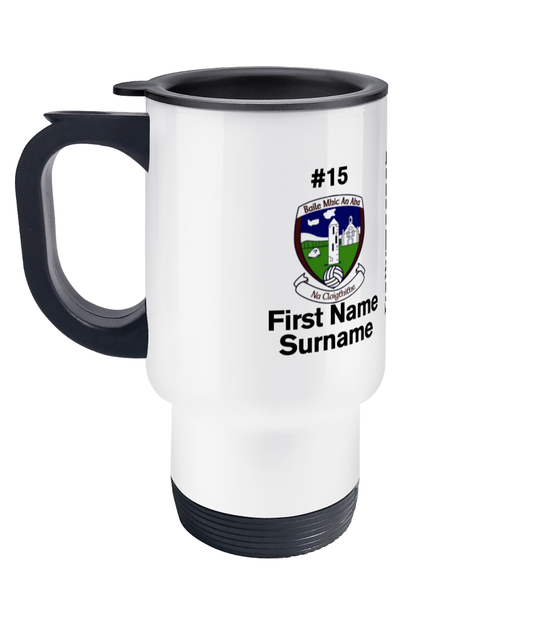 Personalised Ballymacnab GAA Travel Coffee Mug