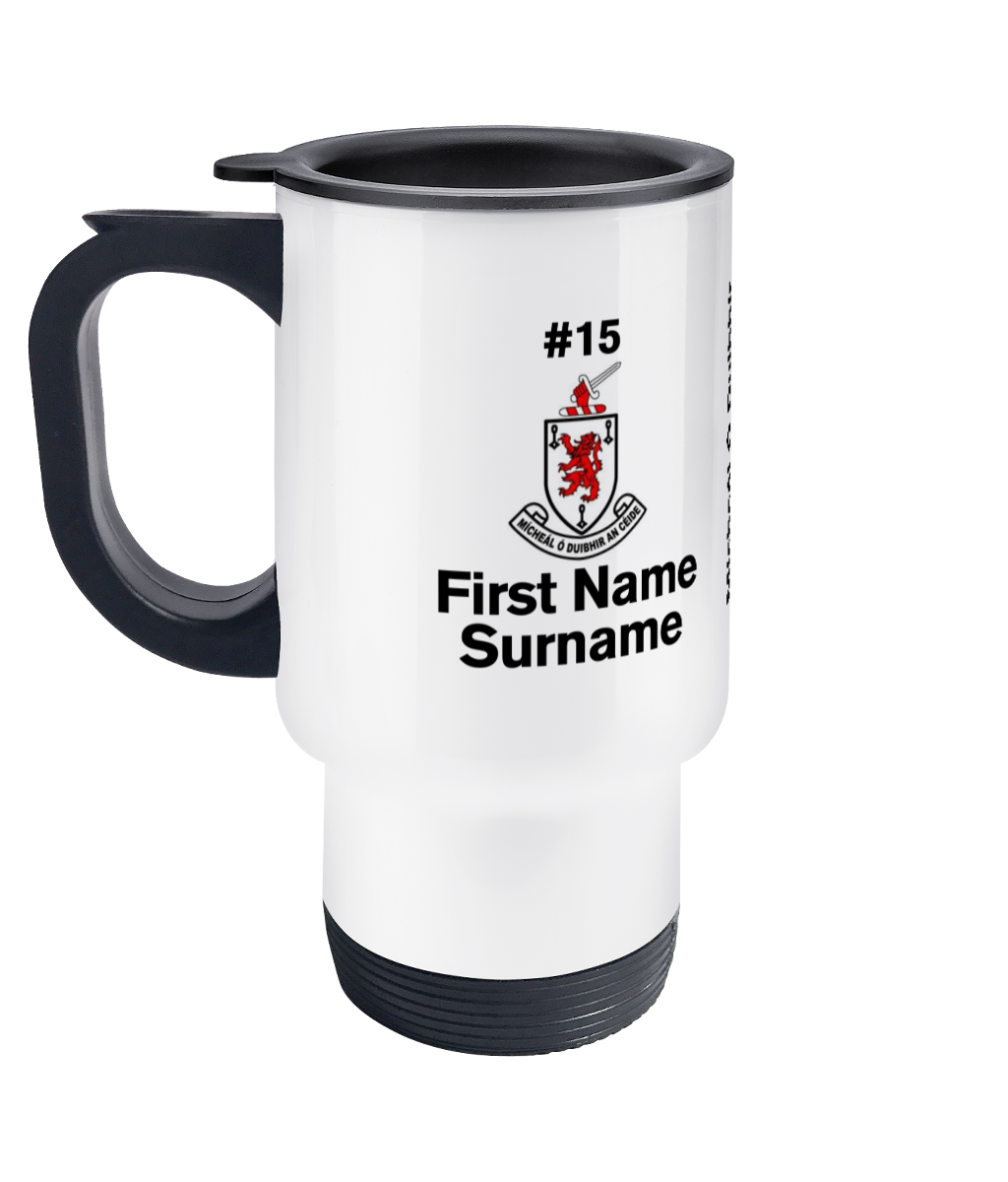 Personalised Keady Michael Dwyers GFC Travel Coffee Mug