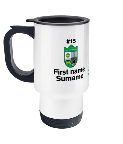 Personalised Lissummon GFC Travel Coffee Mug