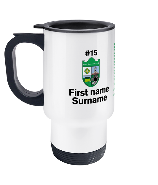 Personalised Lissummon GFC Travel Coffee Mug