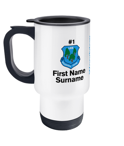 Personalised Woodview Celtic FC Travel Coffee Mug