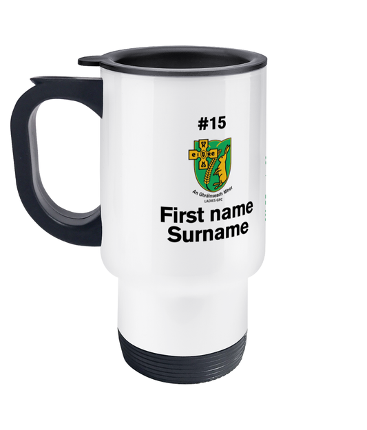 Personalised St Mary's Granemore LGFC Travel Coffee Mug