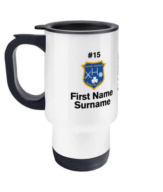 Personalised St. Colmans GAC Drumaness Travel Coffee Mug