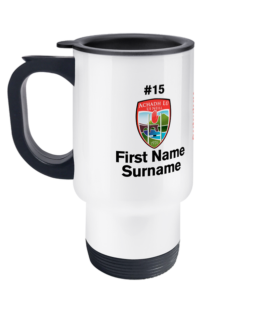 Personalised Aghaloo O'Neills GFC Travel Coffee Mug