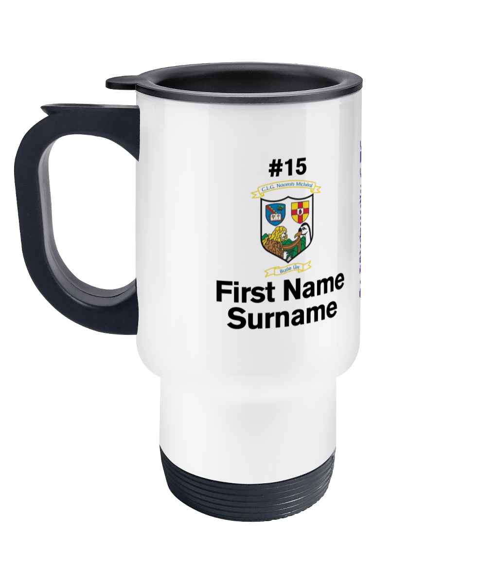 Personalised St Michael’s GFC Newtownhamilton Travel Coffee Mug