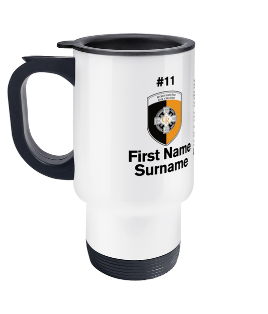 Personalised Crossmaglen Rangers GAA Travel Coffee Mug