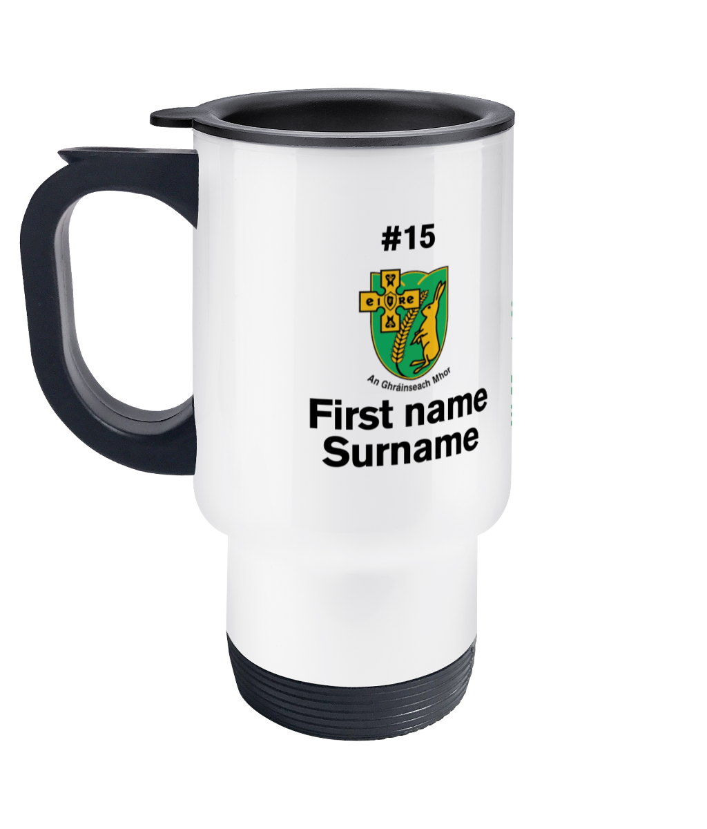 Personalised St Mary's Granemore GAA Travel Coffee Mug