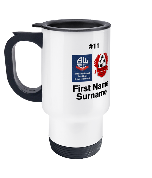 Personalised Lisburn & Bolton RTC Travel Coffee Mug