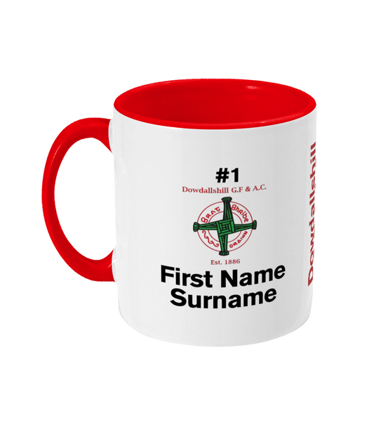 Personalised Dowdallshill G.F & A.C Mug
