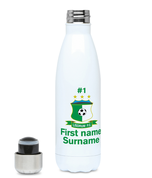 Personalised Lisdrum F.C. Chilli Bottle
