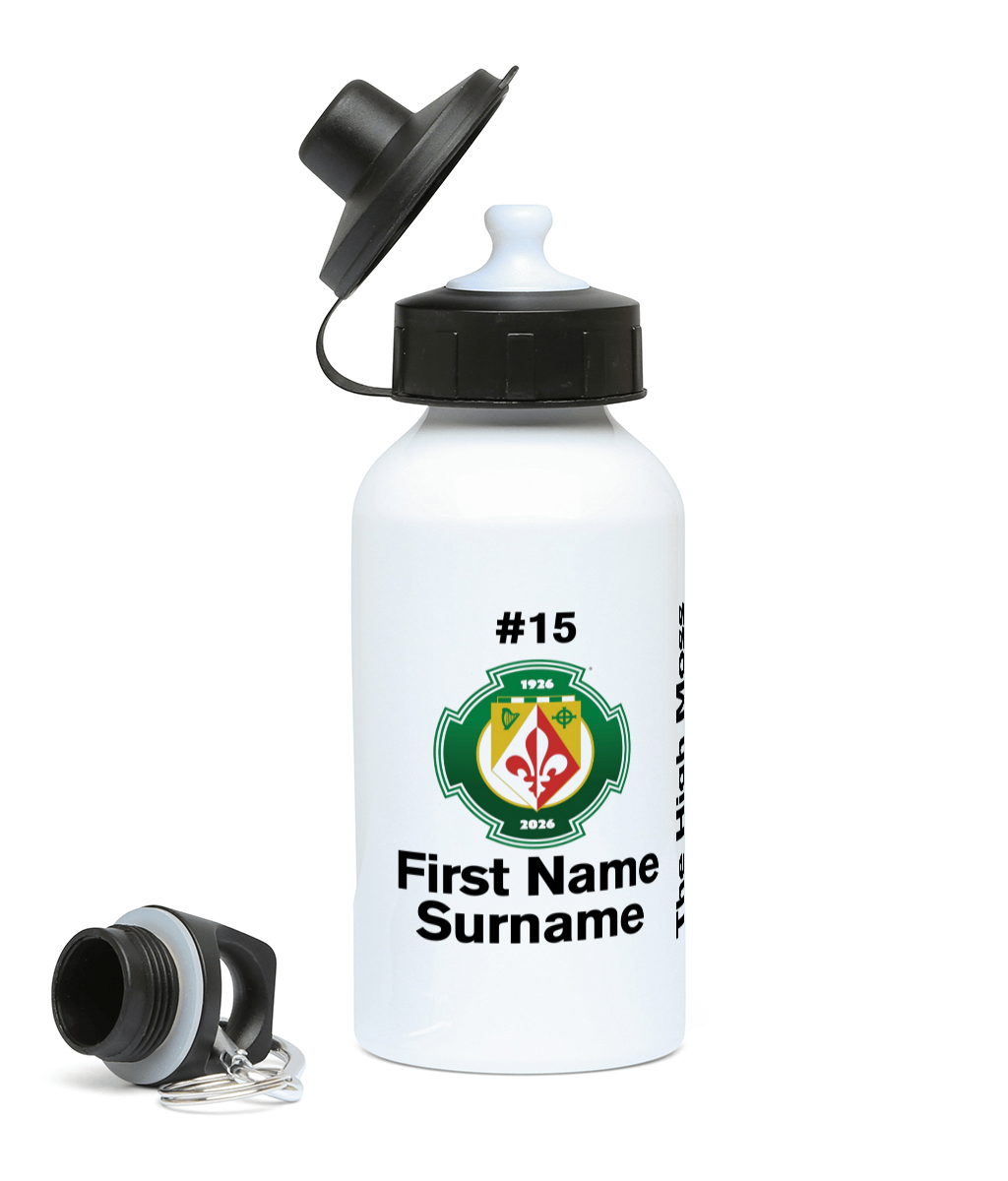 Personalised High Moss Sarsfields GFC Water Bottle