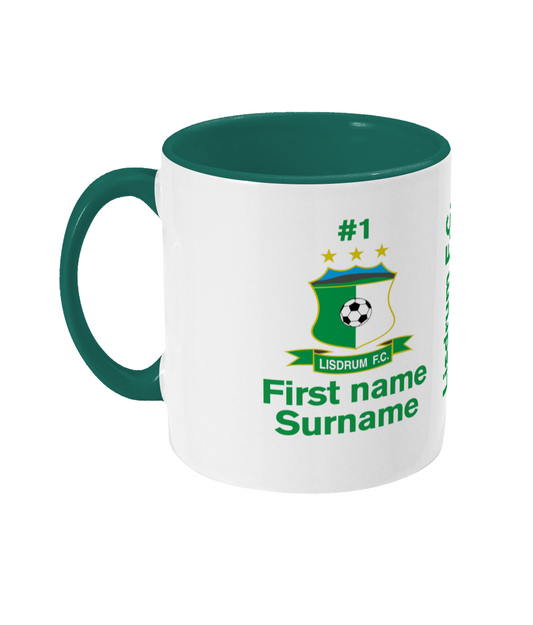 Personalised Lisdrum F.C. Mug