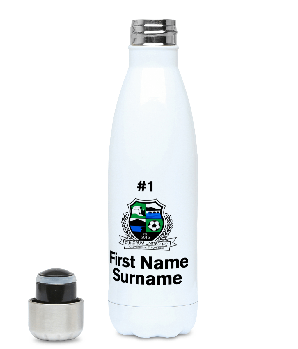 Personalised Dundrum United F.C. Contour Bottle