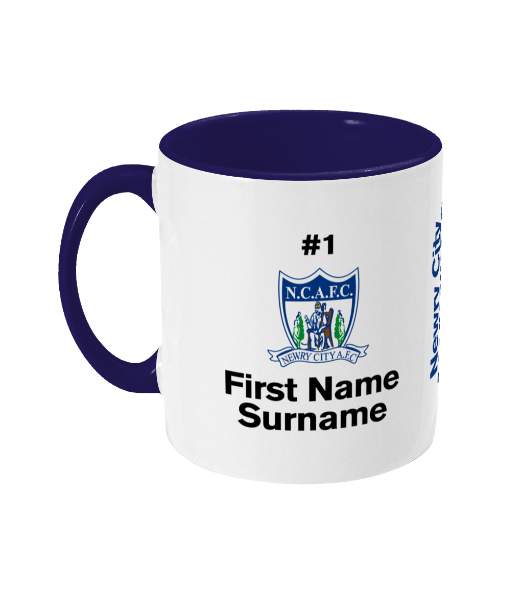 Personalised Newry City Academy F.C. Mug