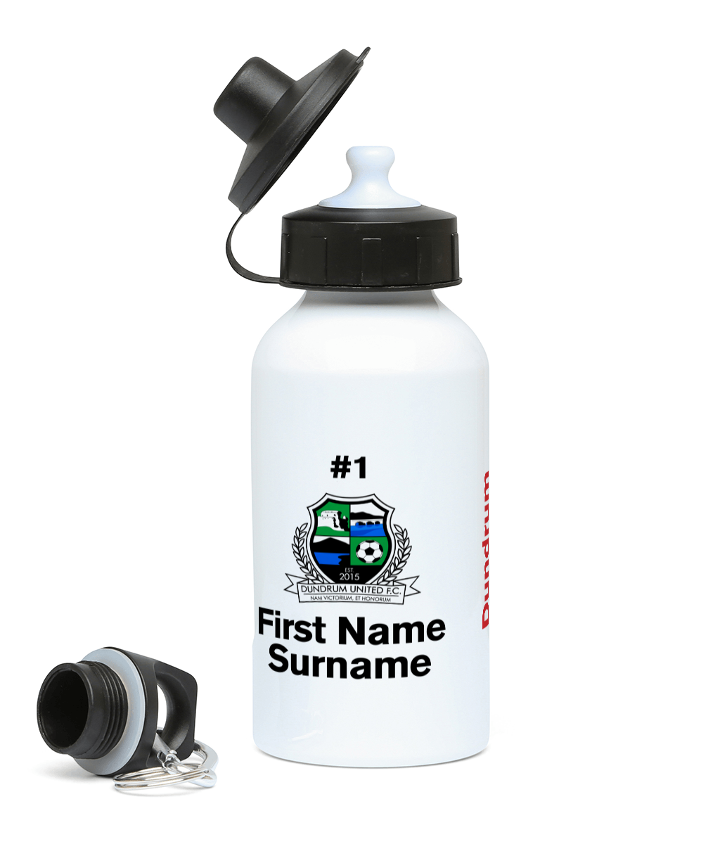 Personalised Dundrum United F.C. Water Bottle