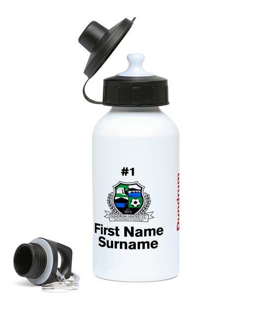 Personalised Dundrum United F.C. Water Bottle
