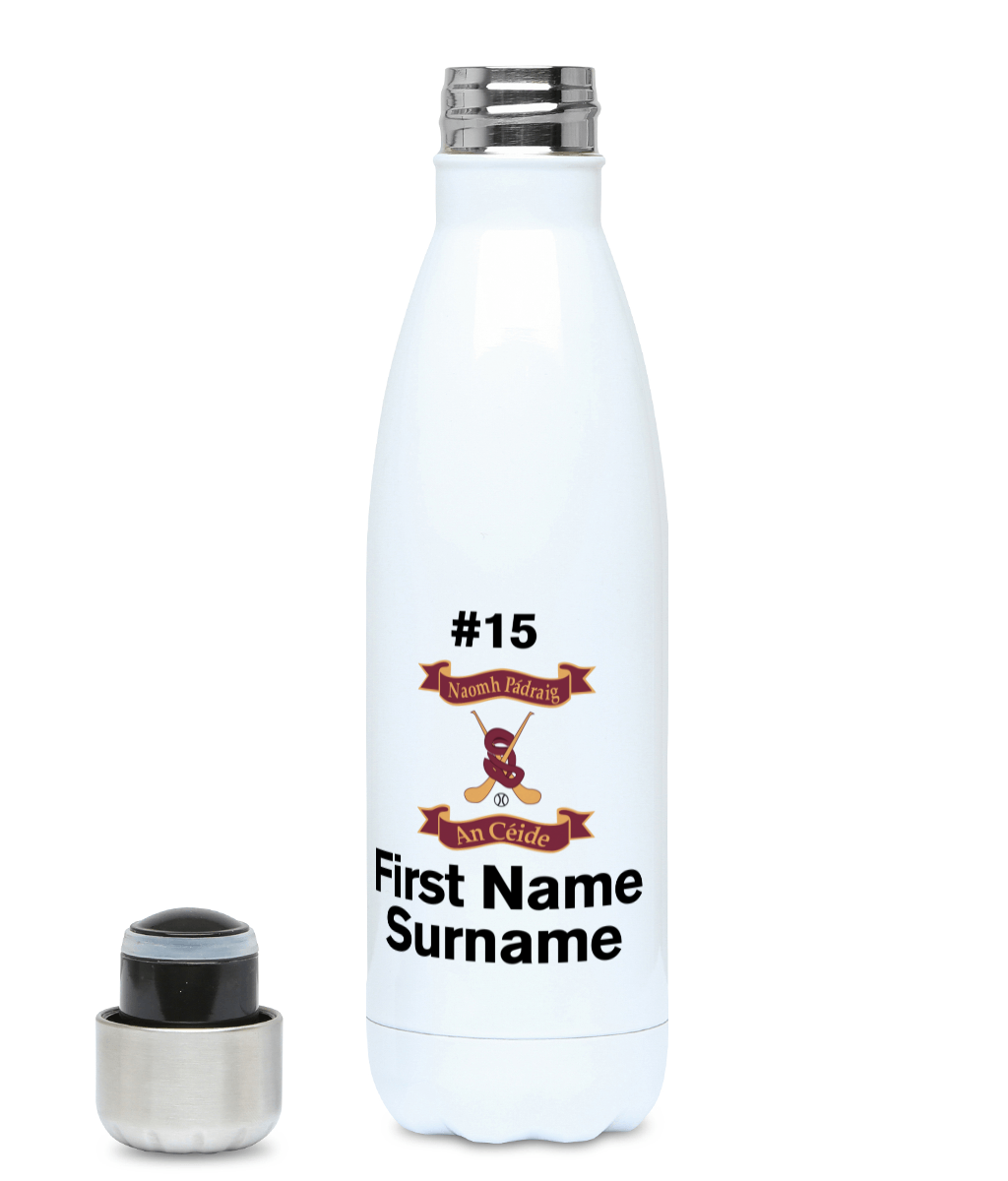 Personalised St. Patrick's Keady, Camogie Club Chilli Bottle