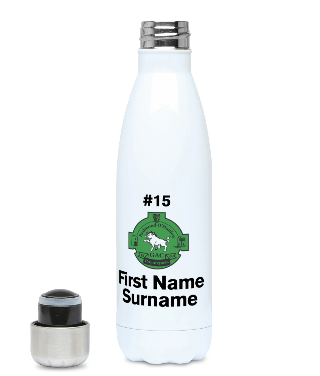Personalised Redmond O'Hanlons GAC Poyntzpass Chilli Bottle