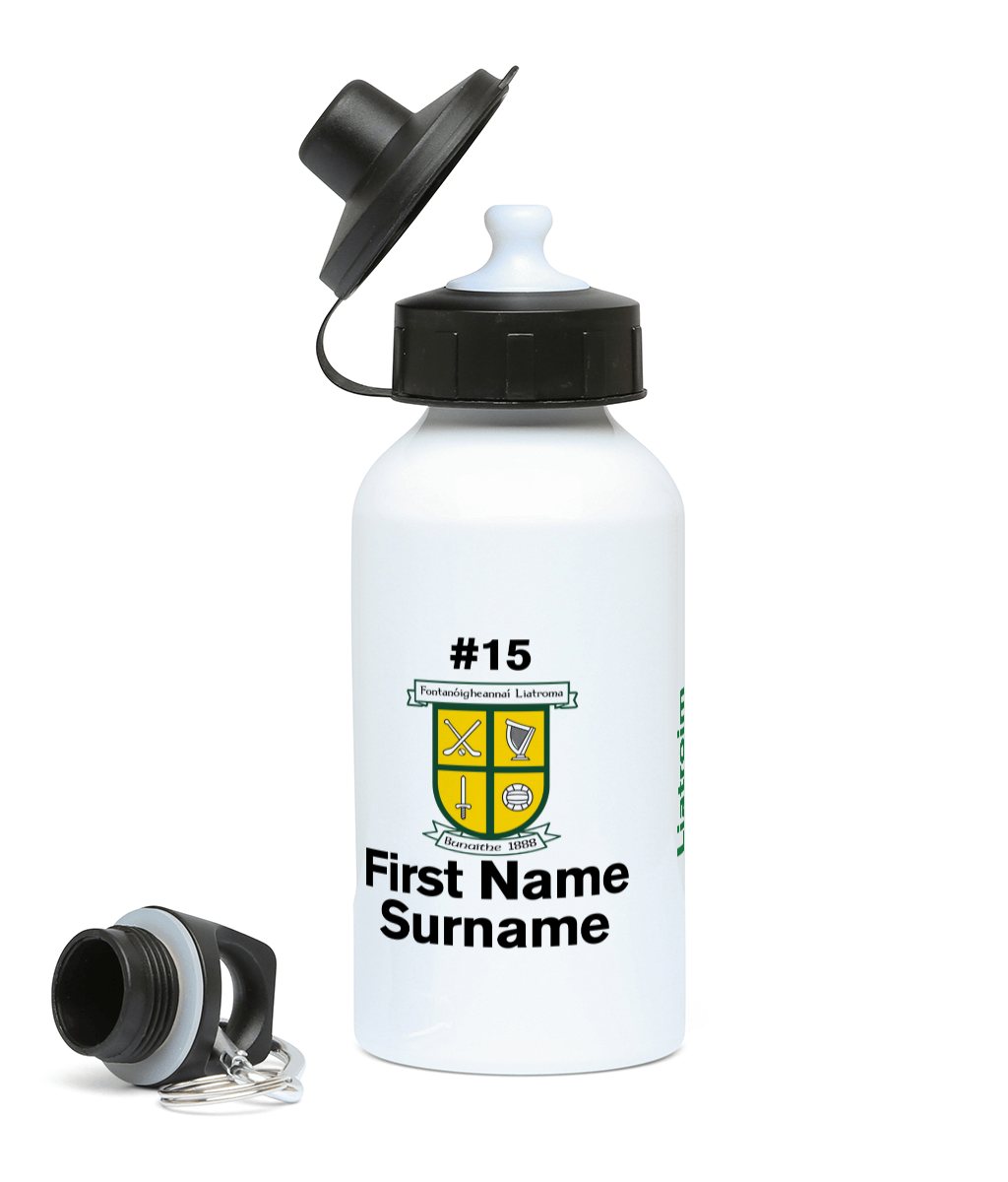 Personalised Liatroim Fontenoys GAA Water Bottle