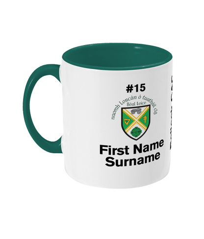 Personalised Belleek GAC Mug