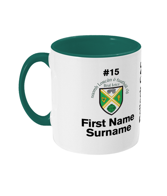 Personalised Belleek GAC Mug