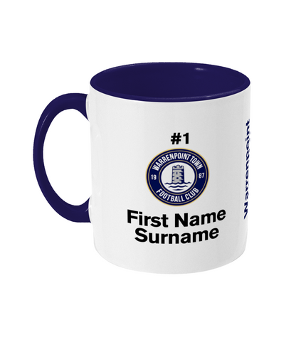 Personalised Warrenpoint Town FC Mug