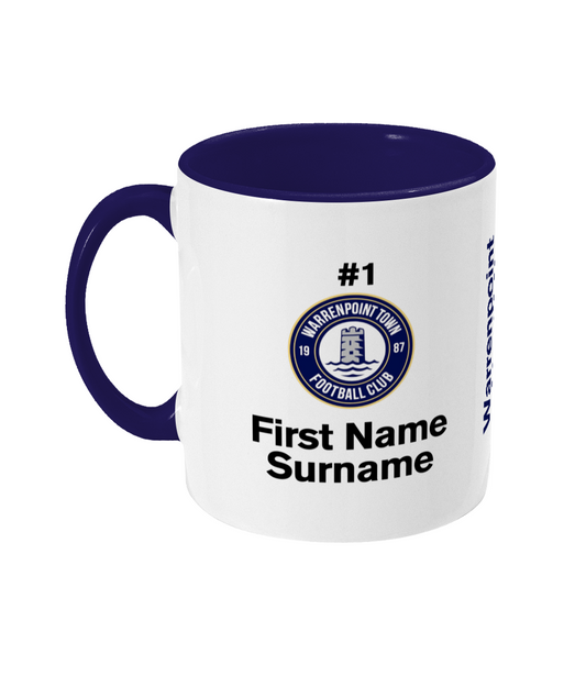 Personalised Warrenpoint Town FC Mug