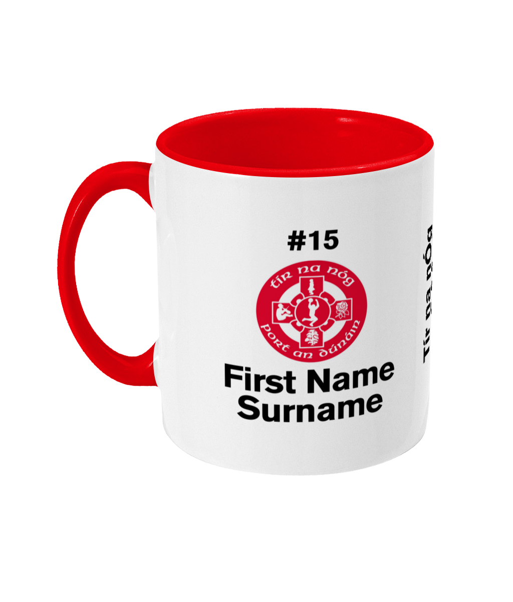 Personalised Tír na nÓg GAA Mug