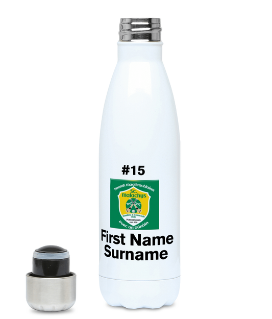 Personalised St. Malachy’s Hurling and Camogie Club Chilli Bottle
