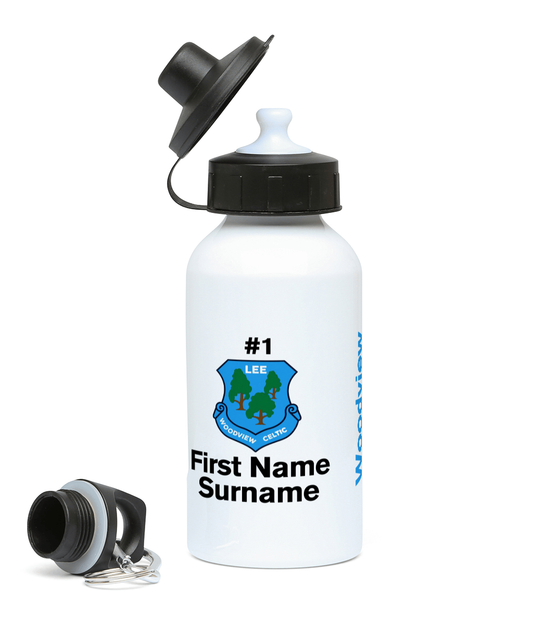 Personalised Woodview Celtic FC Water Bottle