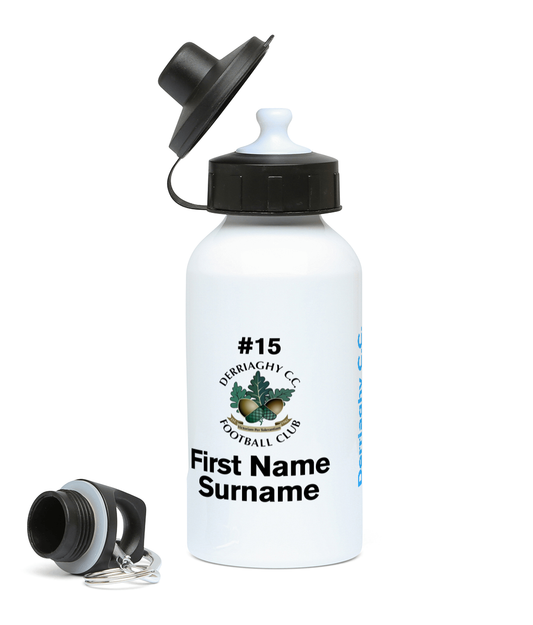 Personalised Derriaghy CC F.C. Water Bottle