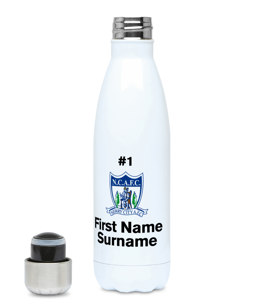 Personalised Newry City Academy F.C. Contour Bottle