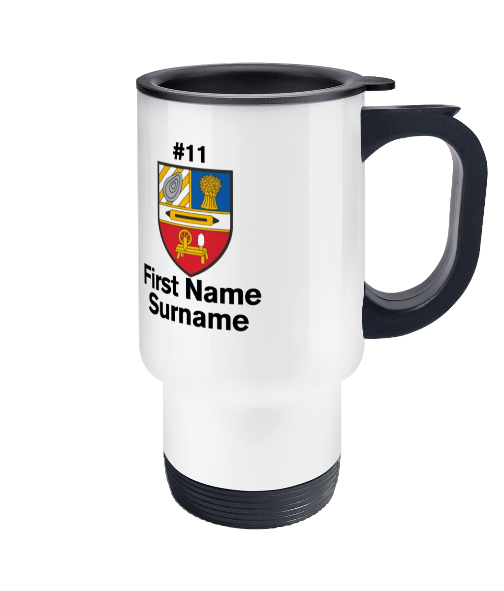 Personalised Banbridge Town Juniors F.C. Travel Coffee Mug