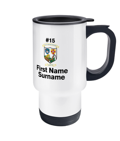 Personalised St Michael’s GFC Newtownhamilton Travel Coffee Mug
