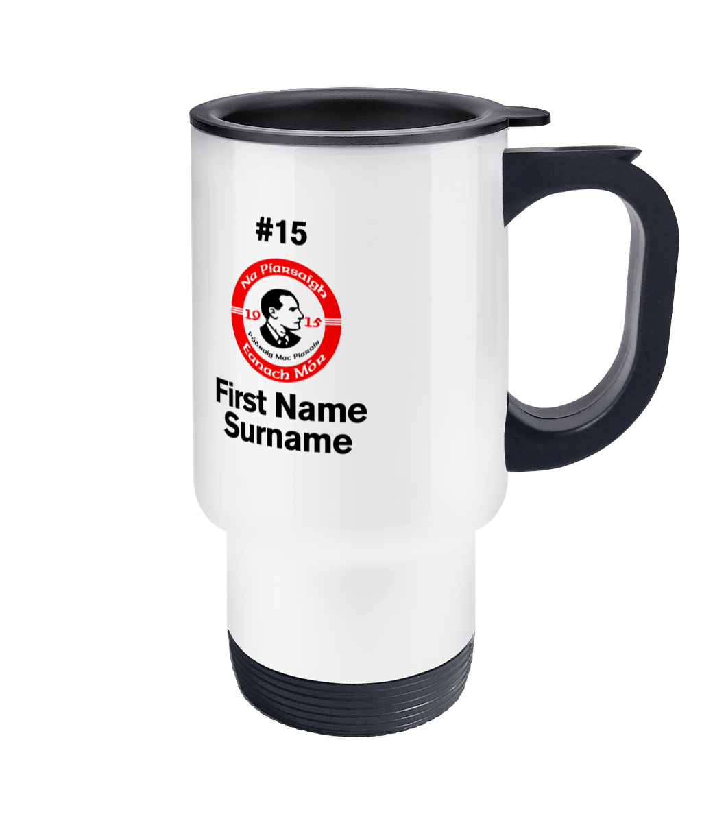 Personalised Na Piarsaigh Eanach Mór CLG Travel Coffee Mug