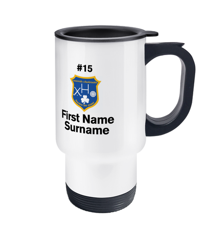 Personalised St. Colmans GAC Drumaness Travel Coffee Mug