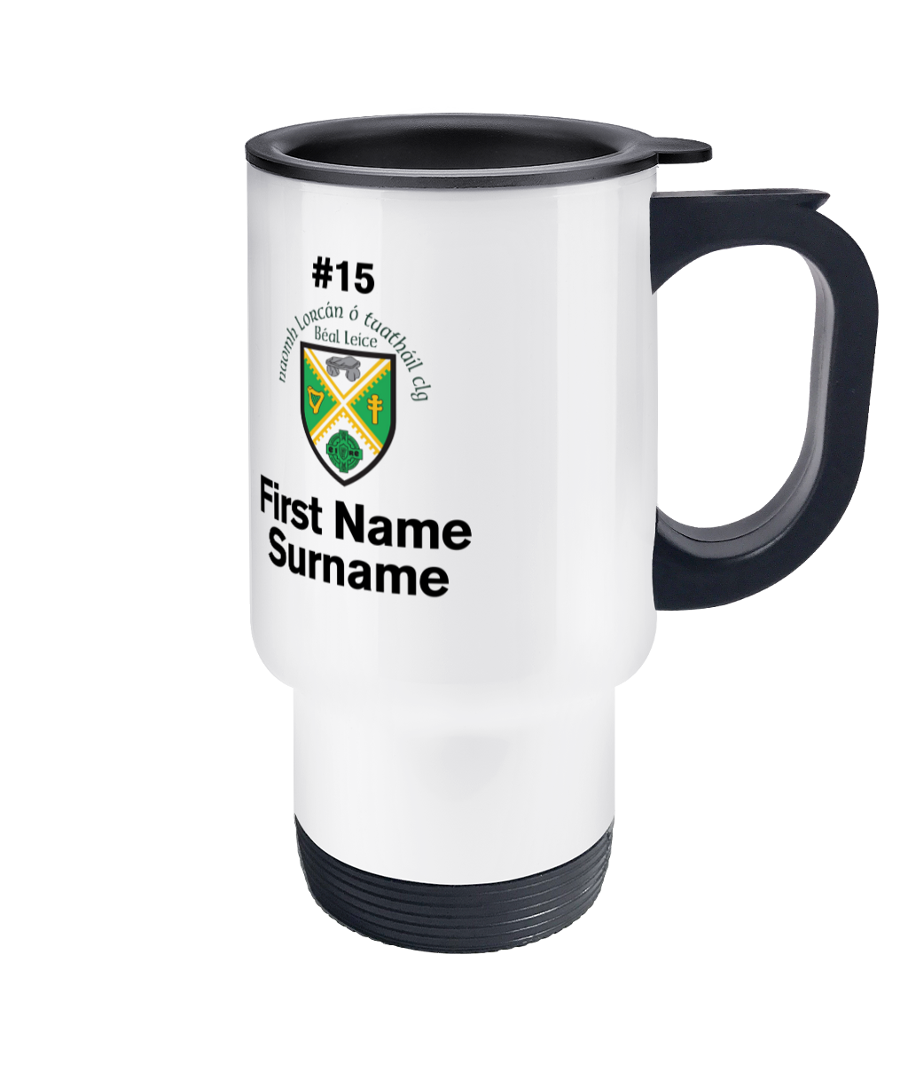 Personalised Belleek GAC Travel Coffee Mug
