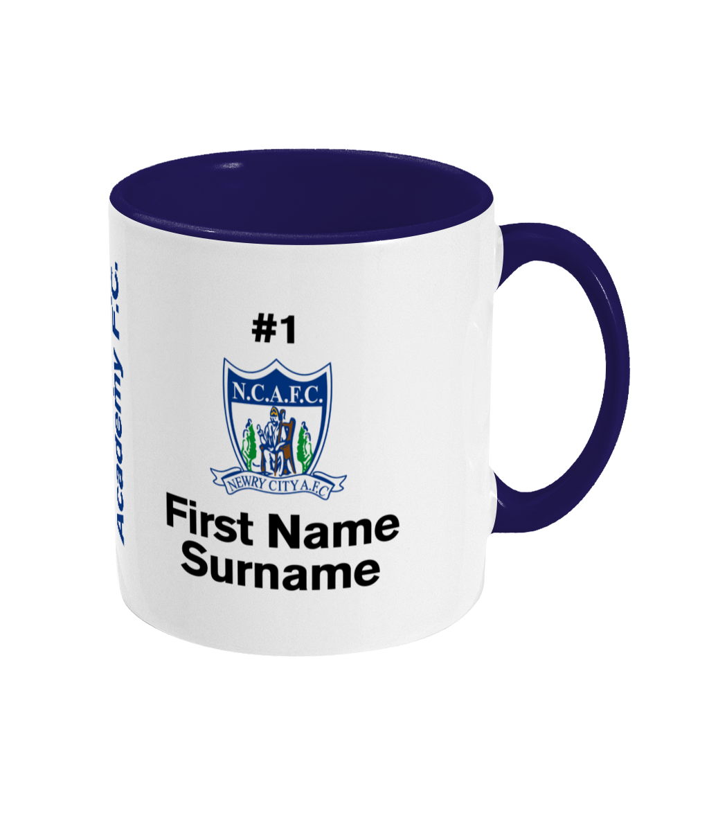 Personalised Newry City Academy F.C. Mug