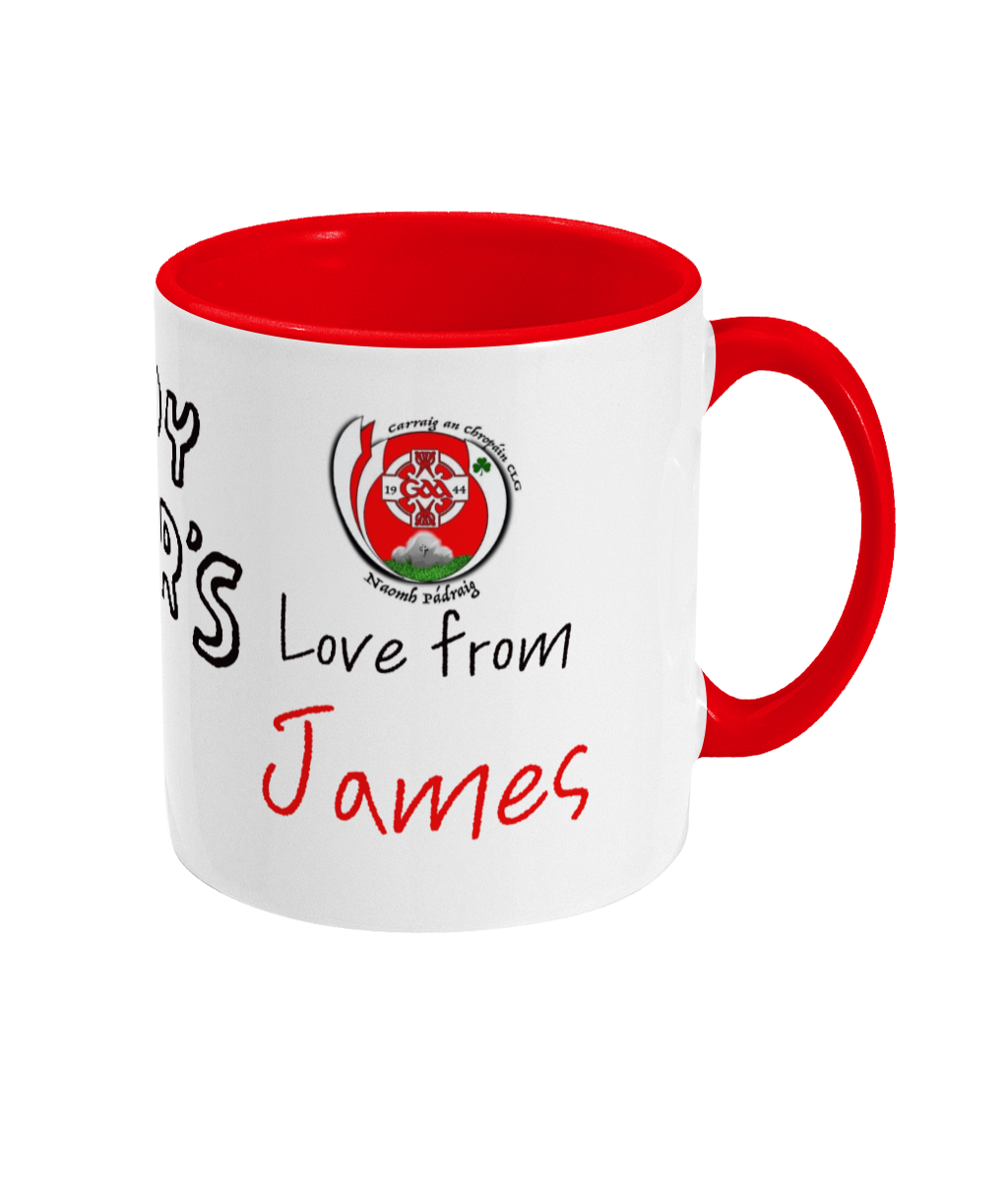 Personalised Carrickcruppen GAA Fathers Day Mug