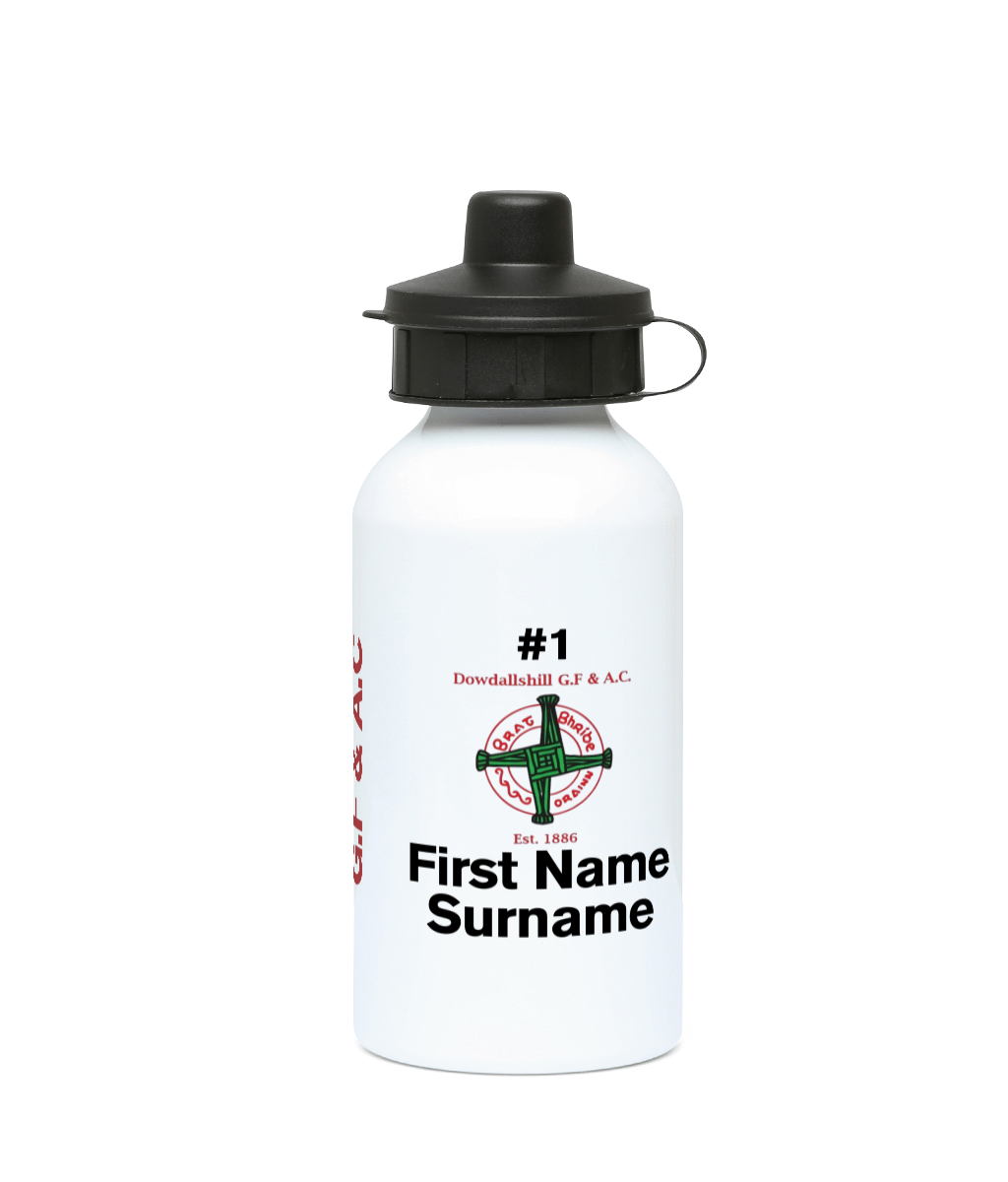 Personalised Dowdallshill G.F & A.C Water Bottle