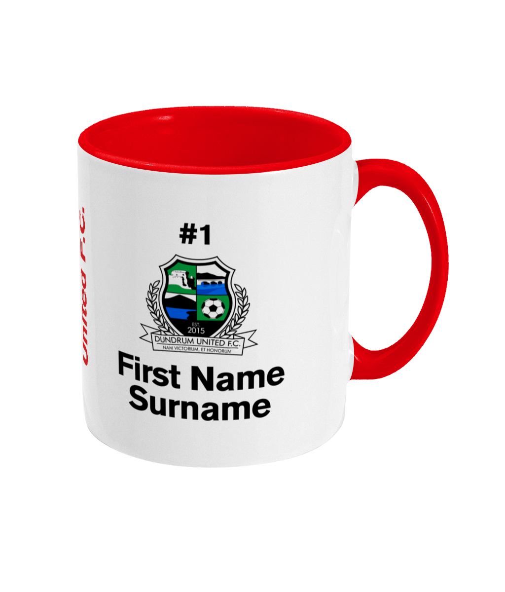 Personalised Dundrum United F.C. Mug