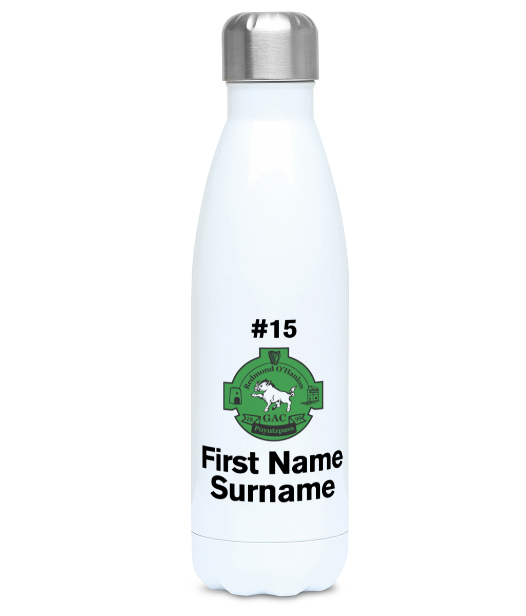 Personalised Redmond O'Hanlons GAC Poyntzpass Chilli Bottle