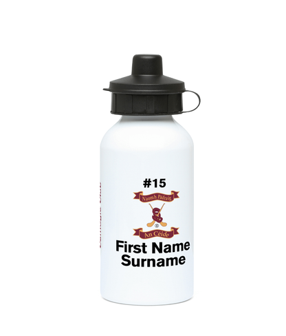 Personalised St. Patrick's Keady, Camogie Club Water Bottle