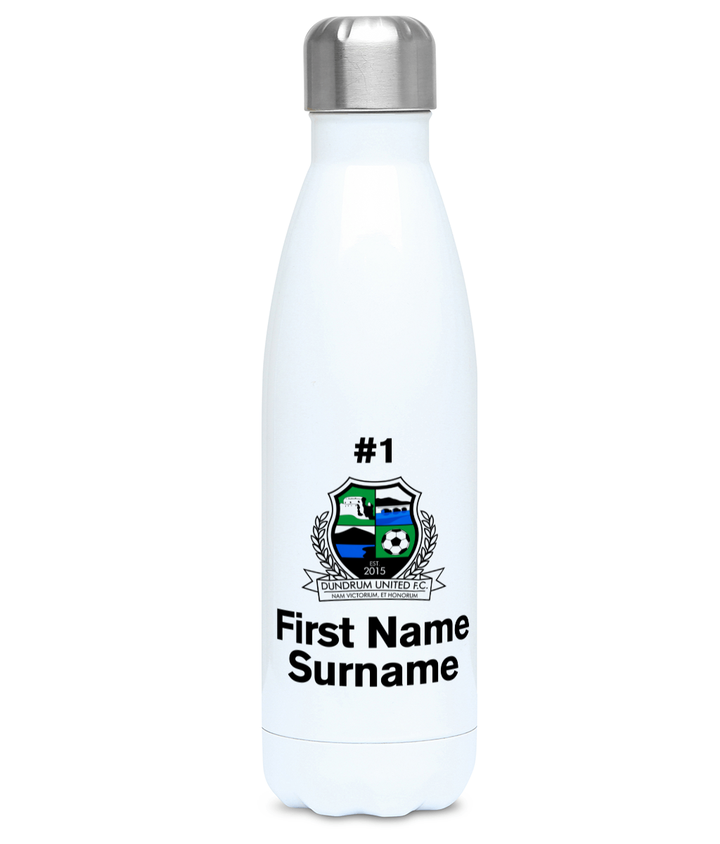 Personalised Dundrum United F.C. Contour Bottle