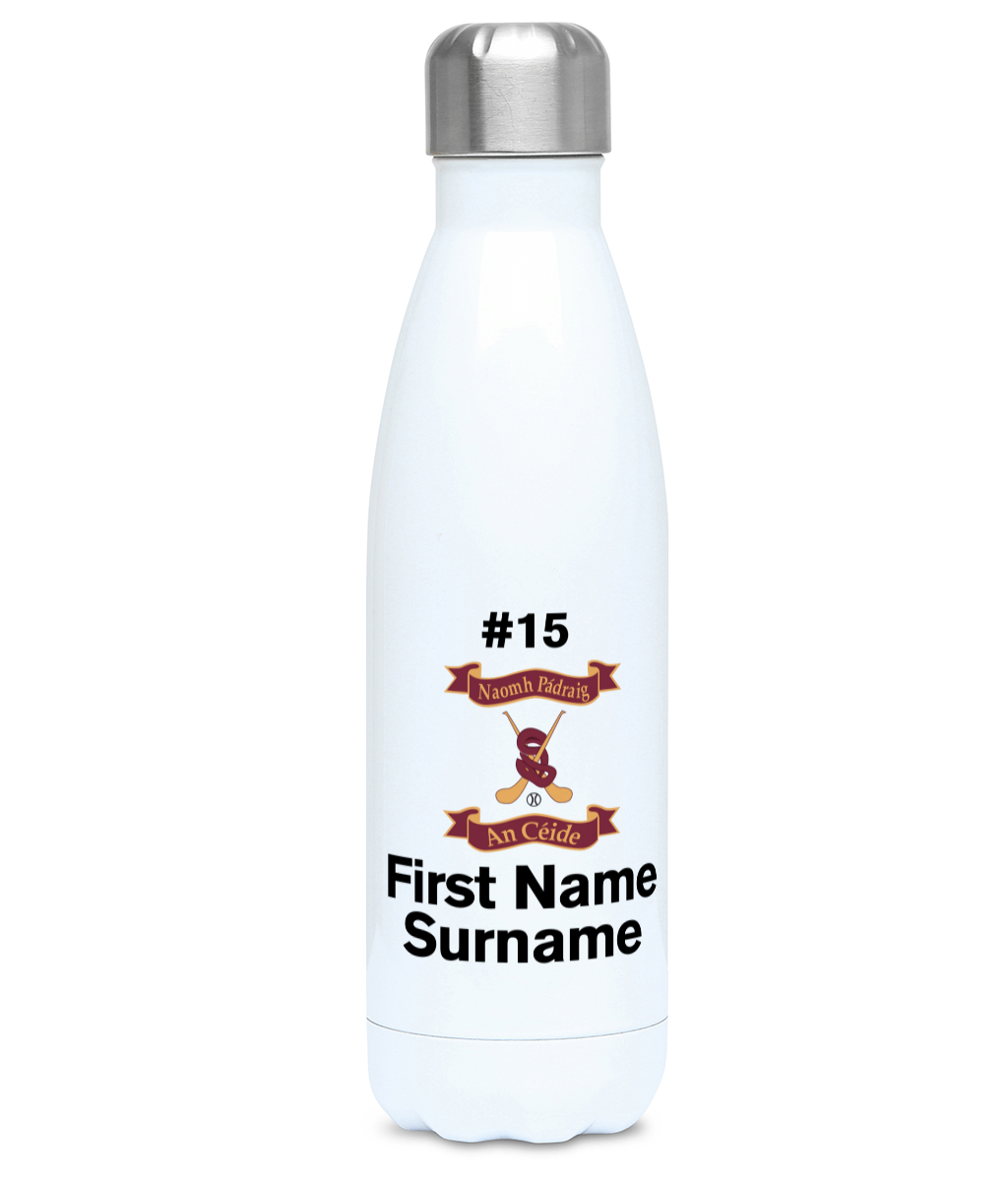 Personalised St. Patrick's Keady, Camogie Club Chilli Bottle