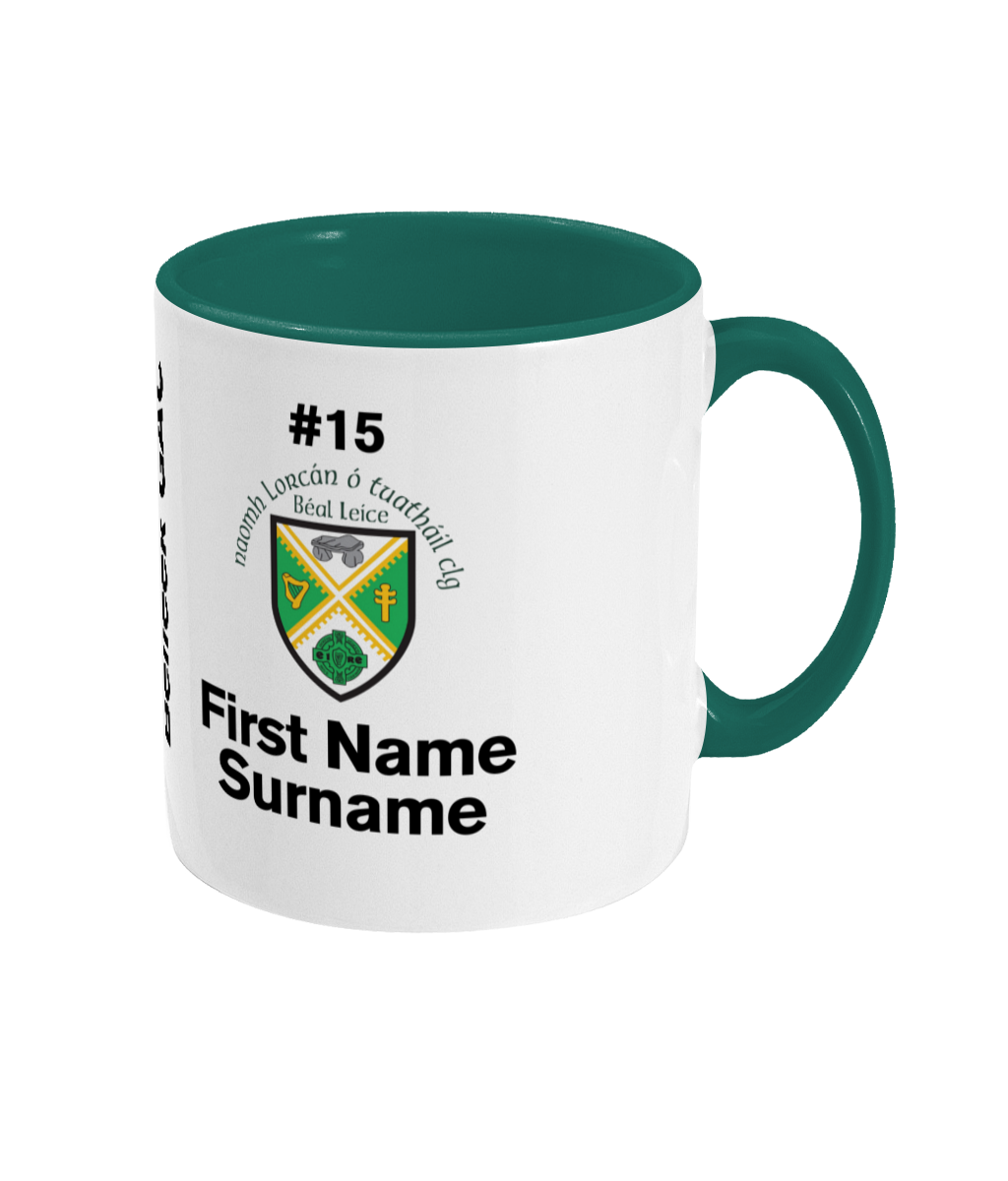 Personalised Belleek GAC Mug