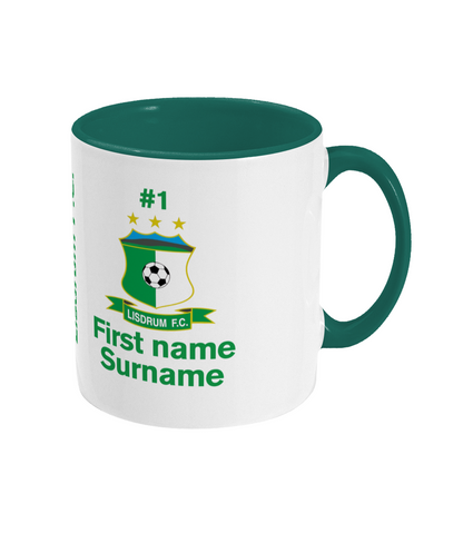 Personalised Lisdrum F.C. Mug