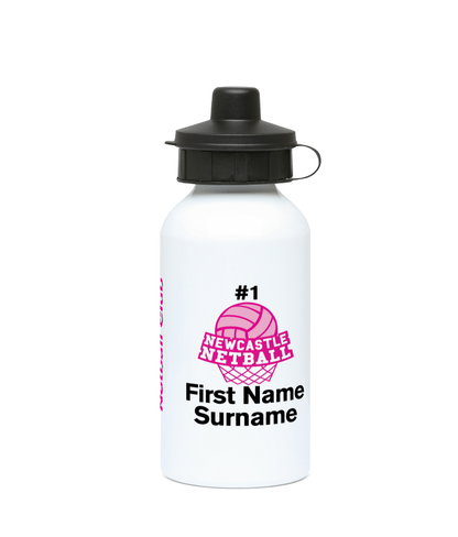 Personalised Newcastle Netball Club Water Bottle