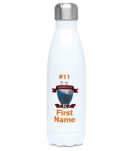 Personalised Damolly Youth F.C. Chilli Bottle