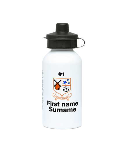 Personalised Windmill Stars FC Water Bottle